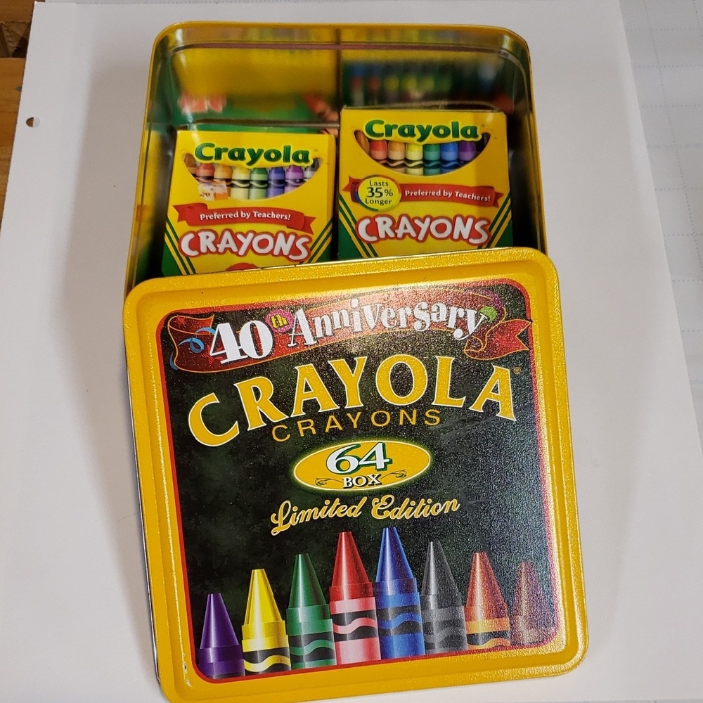 Crayola 40th Anniversary Limited Edition Tin